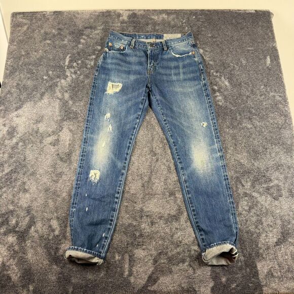 Levi's Denim - Levi's 1967 LVC Vintage 505-0217 Raw Selvedge Denim Jeans 29 (29X29.5) Big E